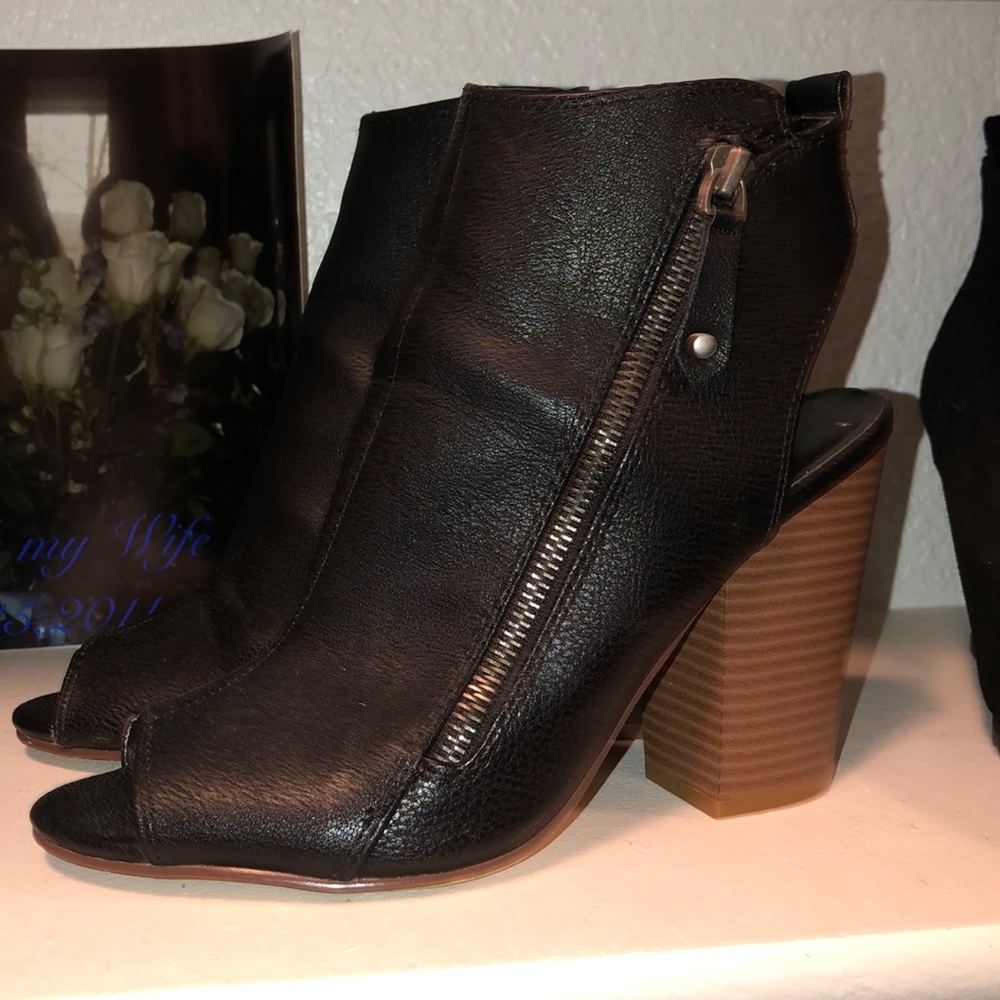 Black booties size 9